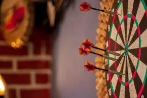 Jeu de fléchettes