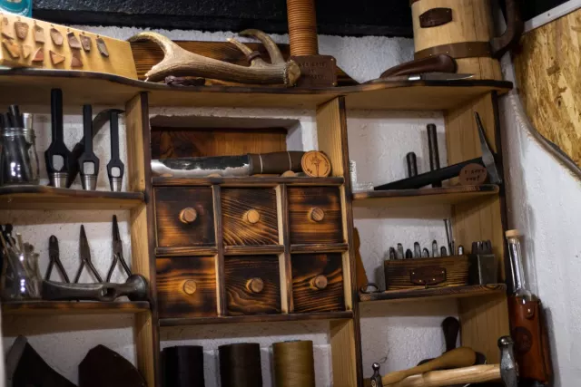 L'armoire à outils de la pièce centrale